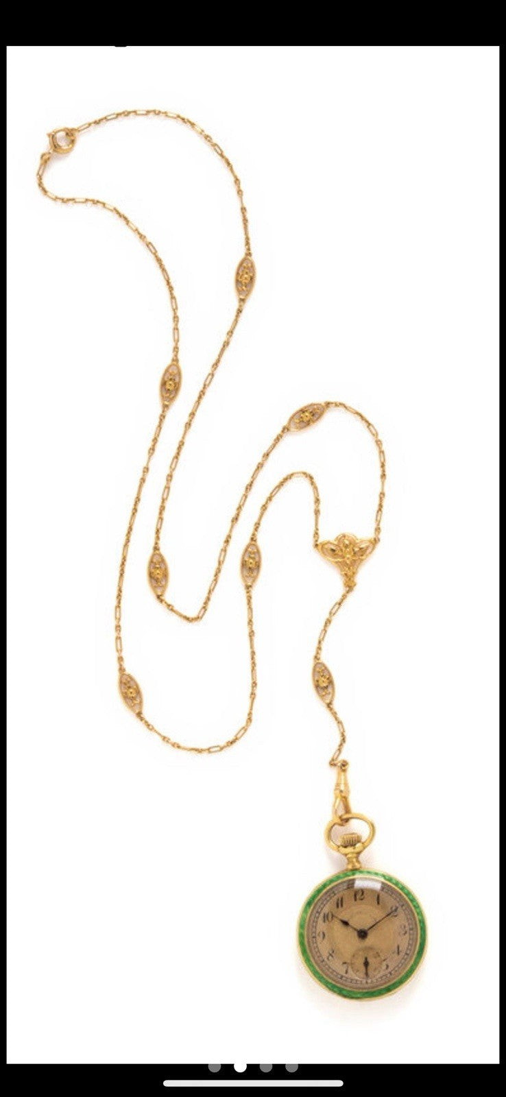 Spaulding 18k Pocketwatch and 1776 14k Gold Pocket Watch Chain