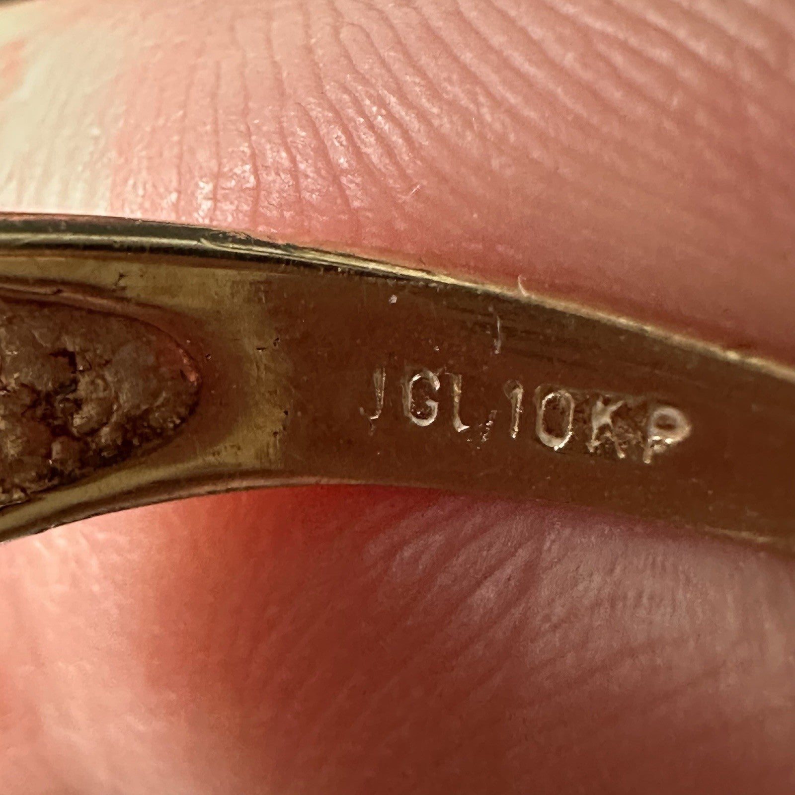 Vintage 10k Diamond Ring Size 11