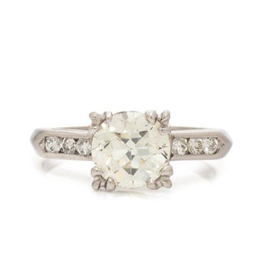 Old European Cut 1.6 ct Diamond Ring VSI