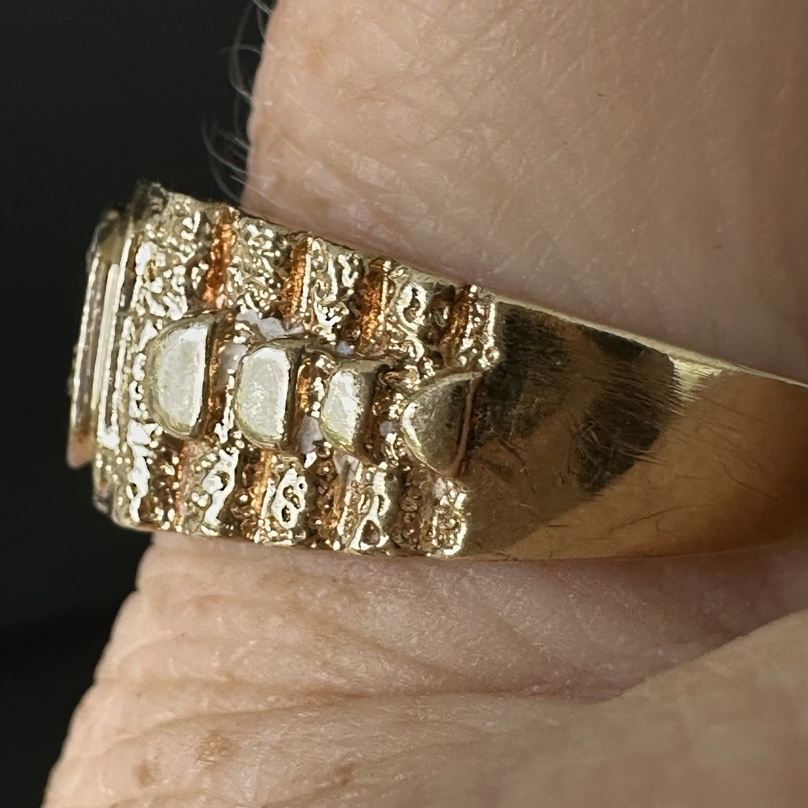 Vintage 10k Diamond Ring Size 11
