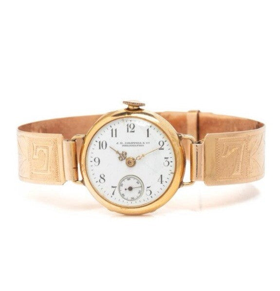 Antique J.E Caldwell 18k PocketWatch Conversion