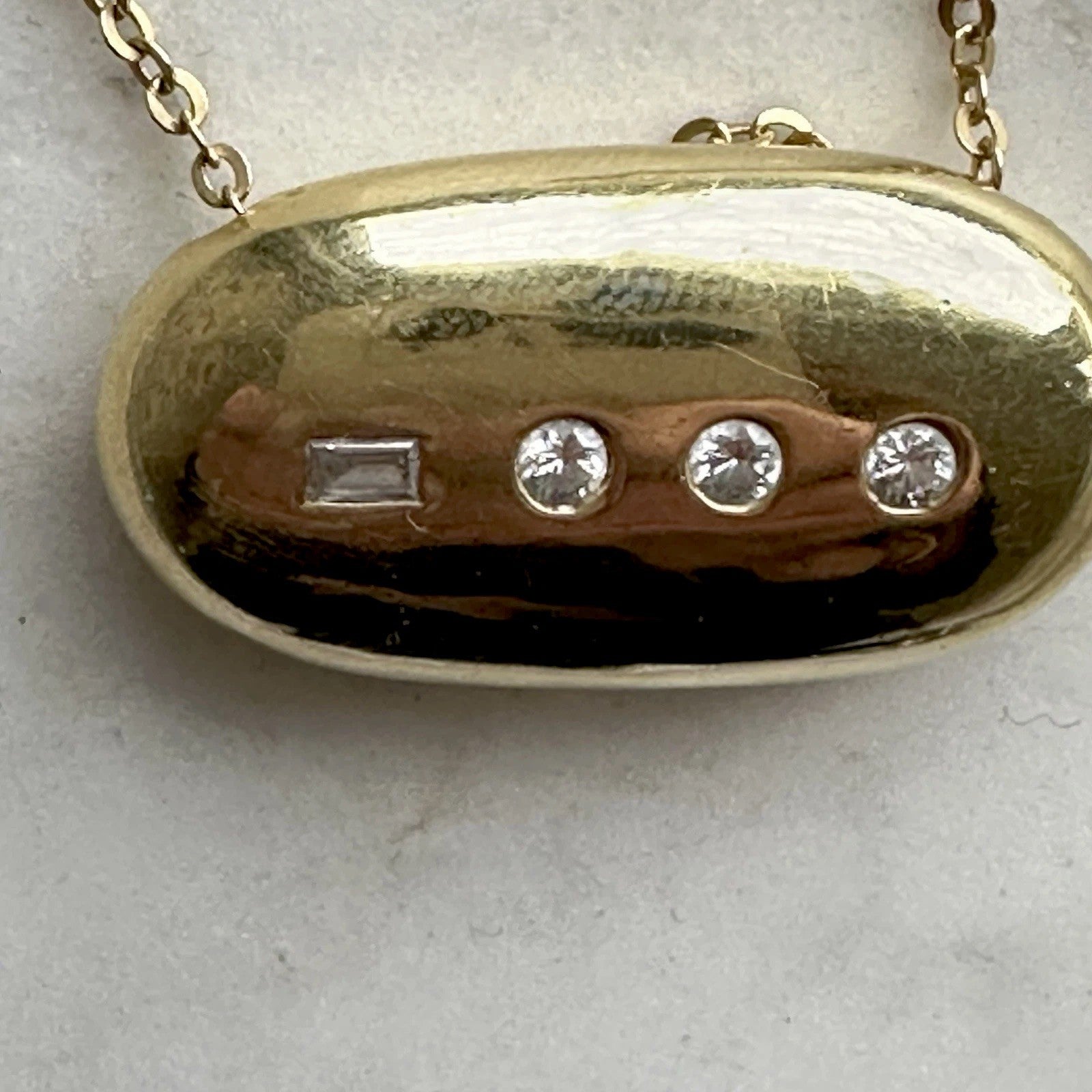 Cartier Vintage Morse Code 18k Necklace w/ Valuation Report