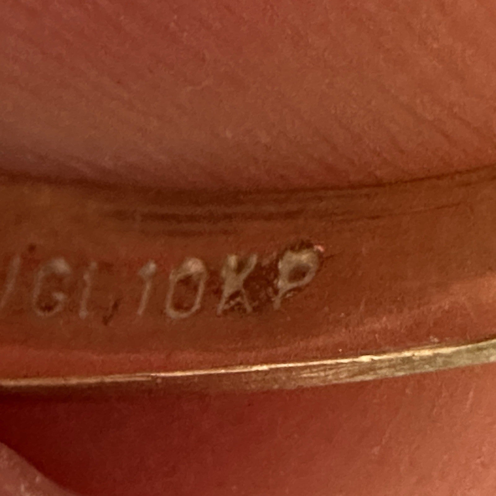 Vintage 10k Diamond Ring Size 11