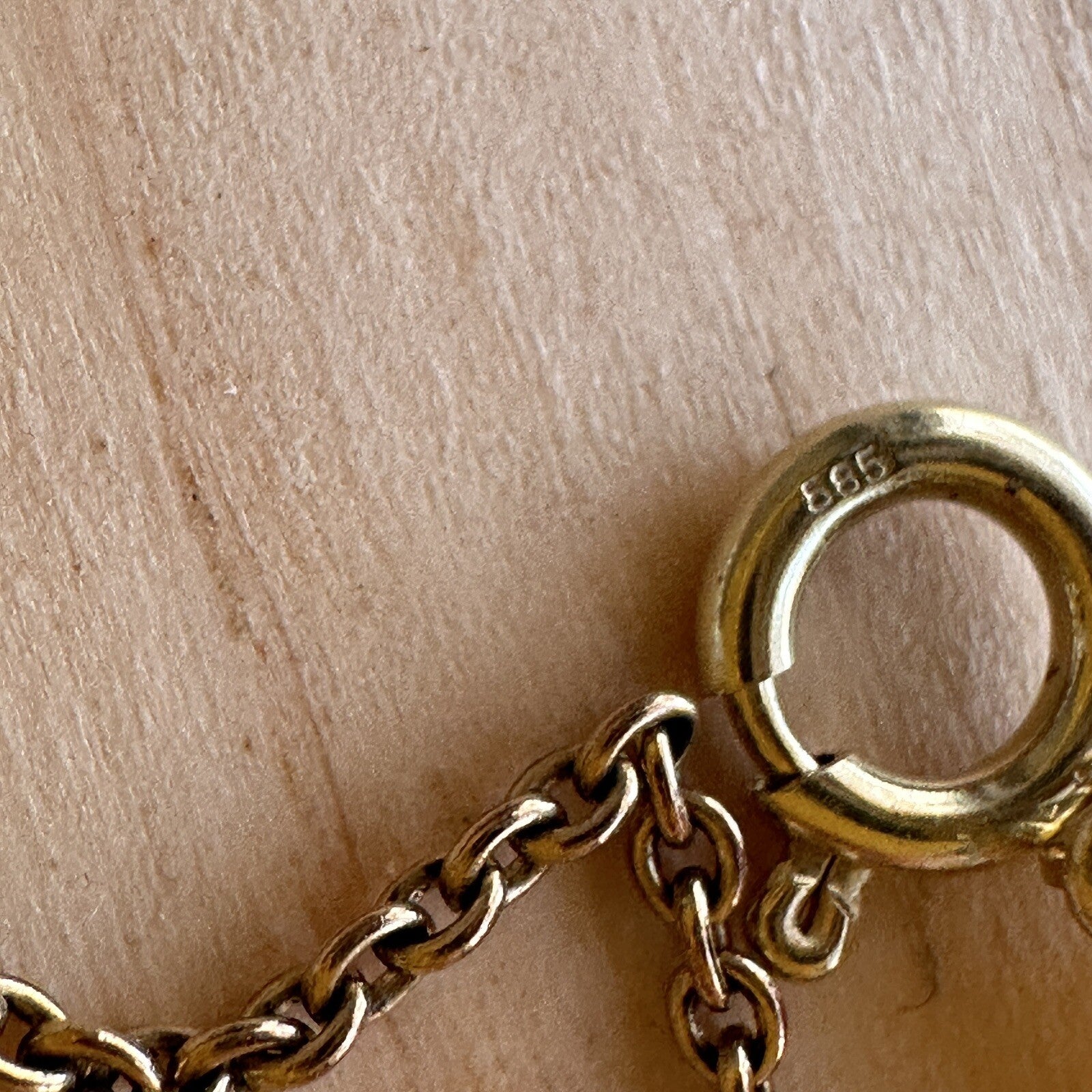 Vintage Retro  14k Gold  Link And Pearl Bracelet 12g