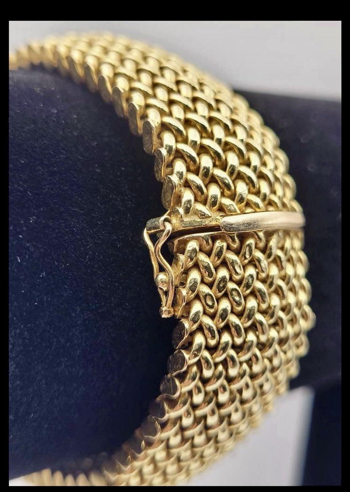 14k Weave Bracelet 40g
