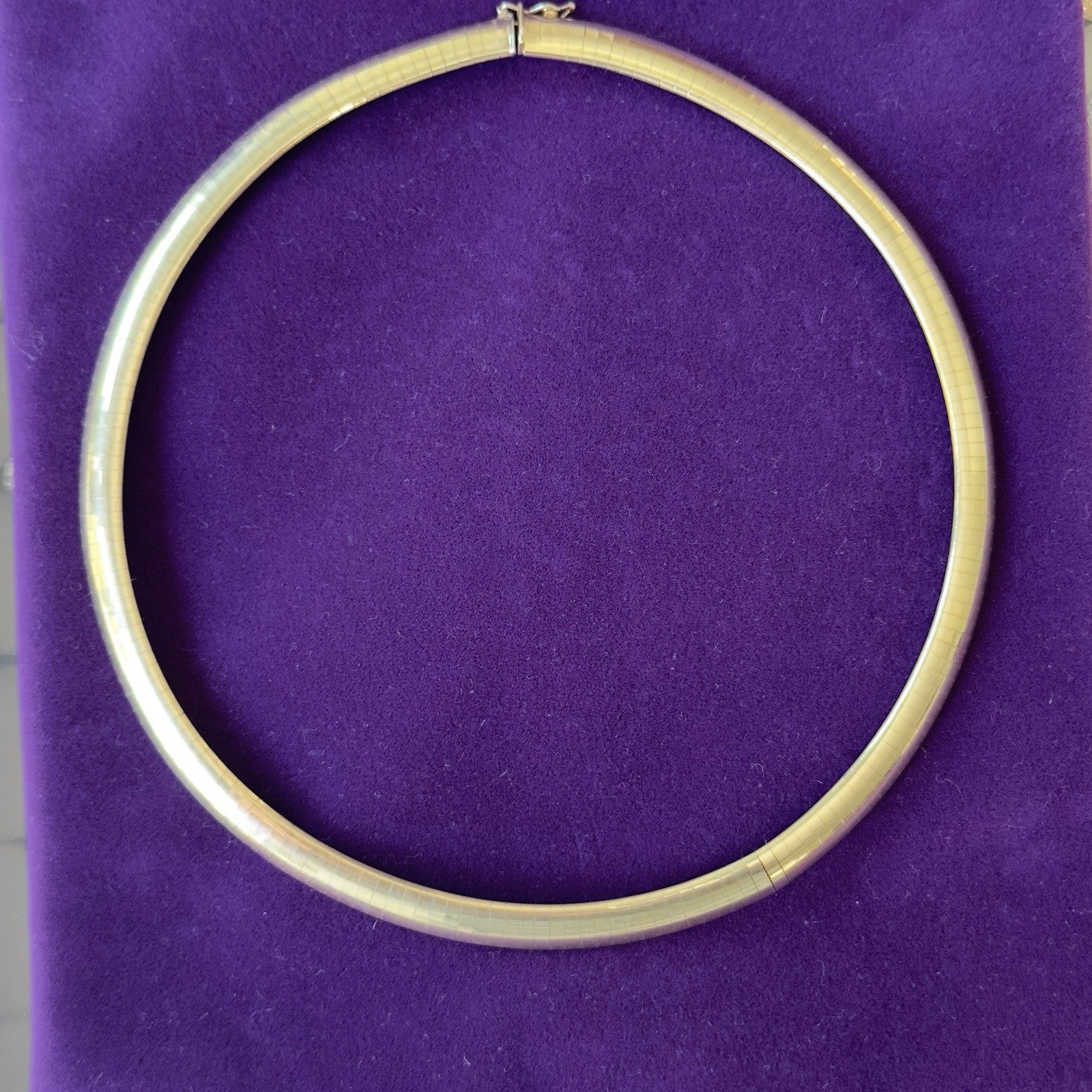 Vintage 14k Omega Necklace 