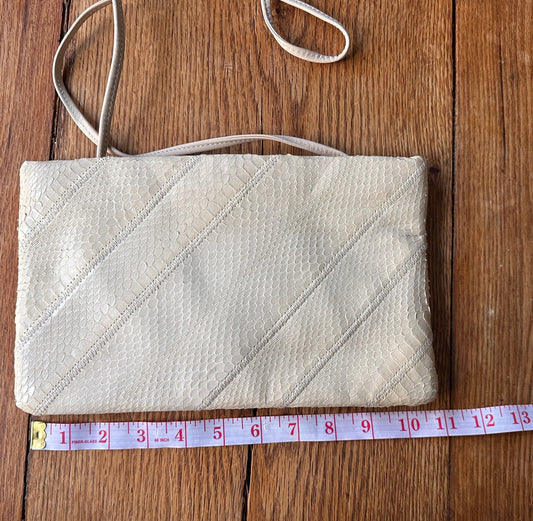 Saks 5th Ave Snakeskin Pocketbook Vintage 