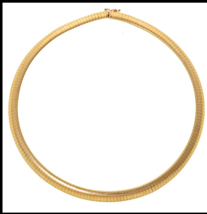 Vintage 14k Omega Necklace 