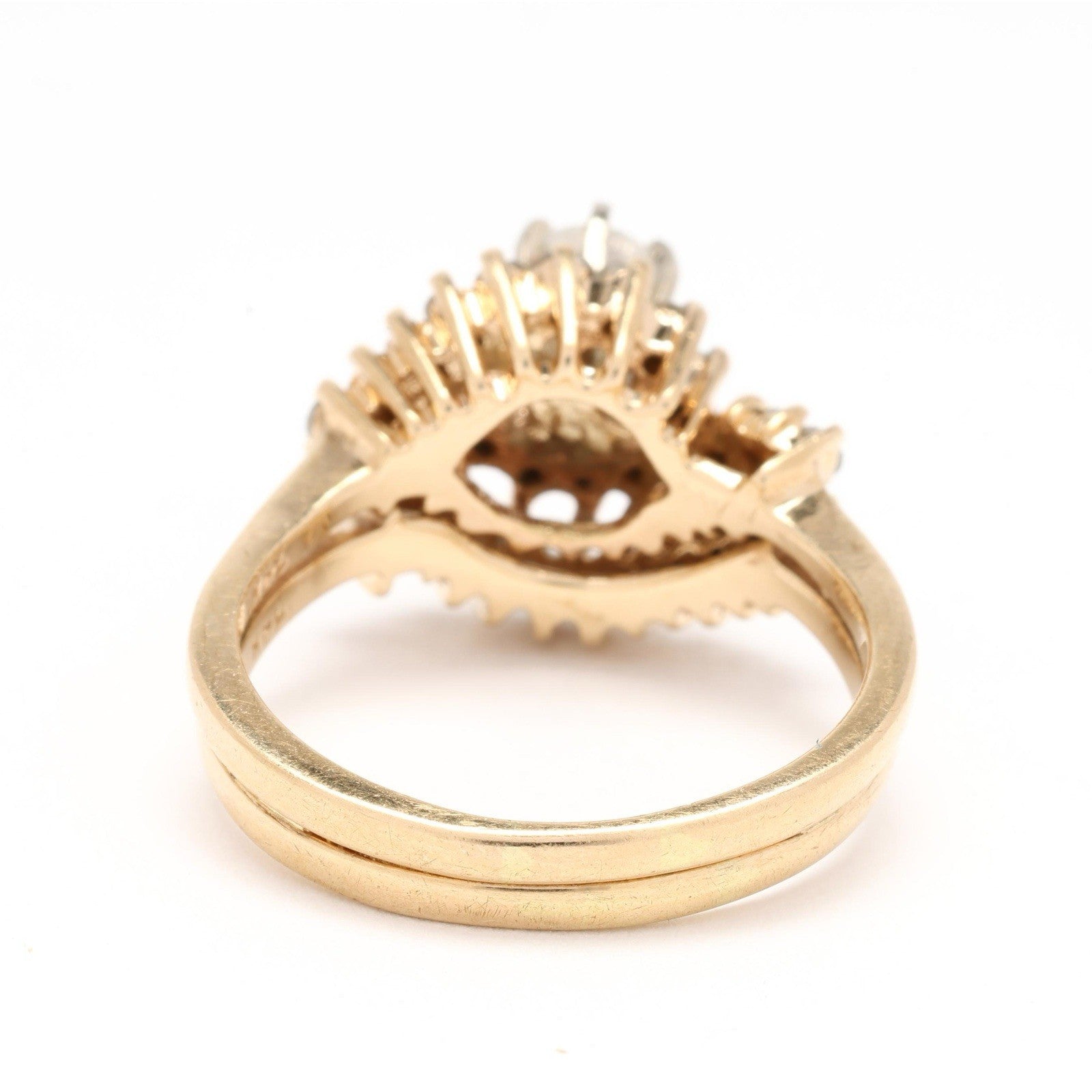 Vintage Fabulous 14k Diamond Ring 