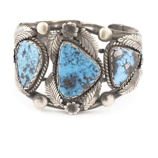 GLEN ADAKAI NAVAJO BRACELET Mid- to Late 20th Century Approx. 135 total grams