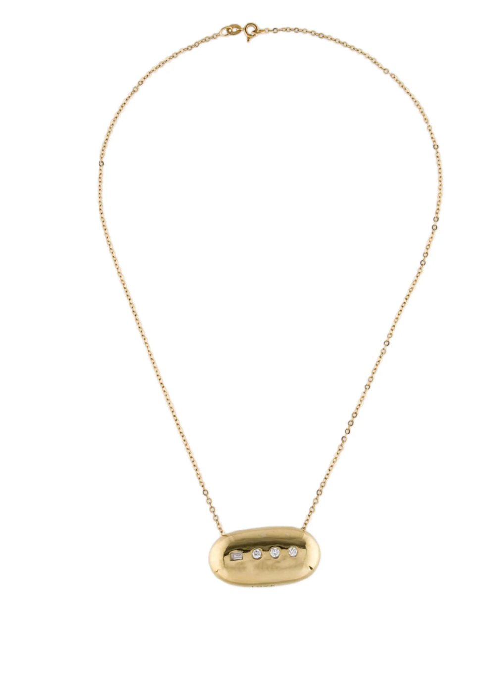 Cartier Vintage Morse Code 18k Necklace w/ Valuation Report