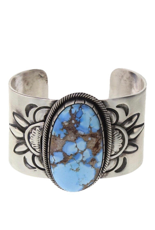 Boyd Ashley Navajo Sterling Silver Turquoise Cuff Bracelet