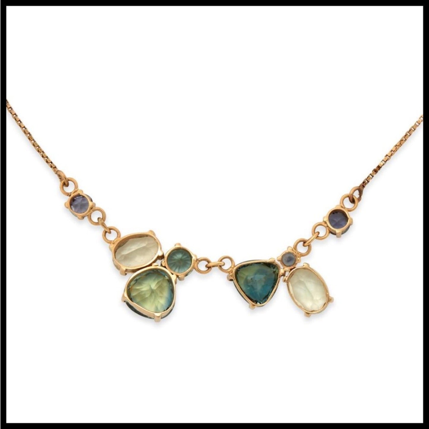 18K  sapphire necklace Modern