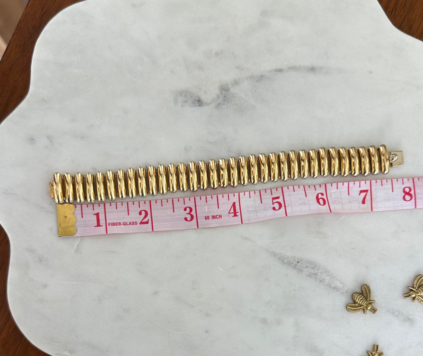 Vintage Italian 18K Gold Flexible Tube Bracelet | GC Hallmarked