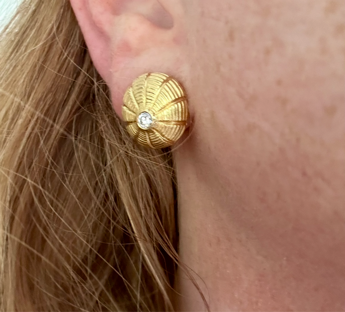 Taj Mahal 18k diamond earrings From the Tiffany & Co. Schlumberger® Collection