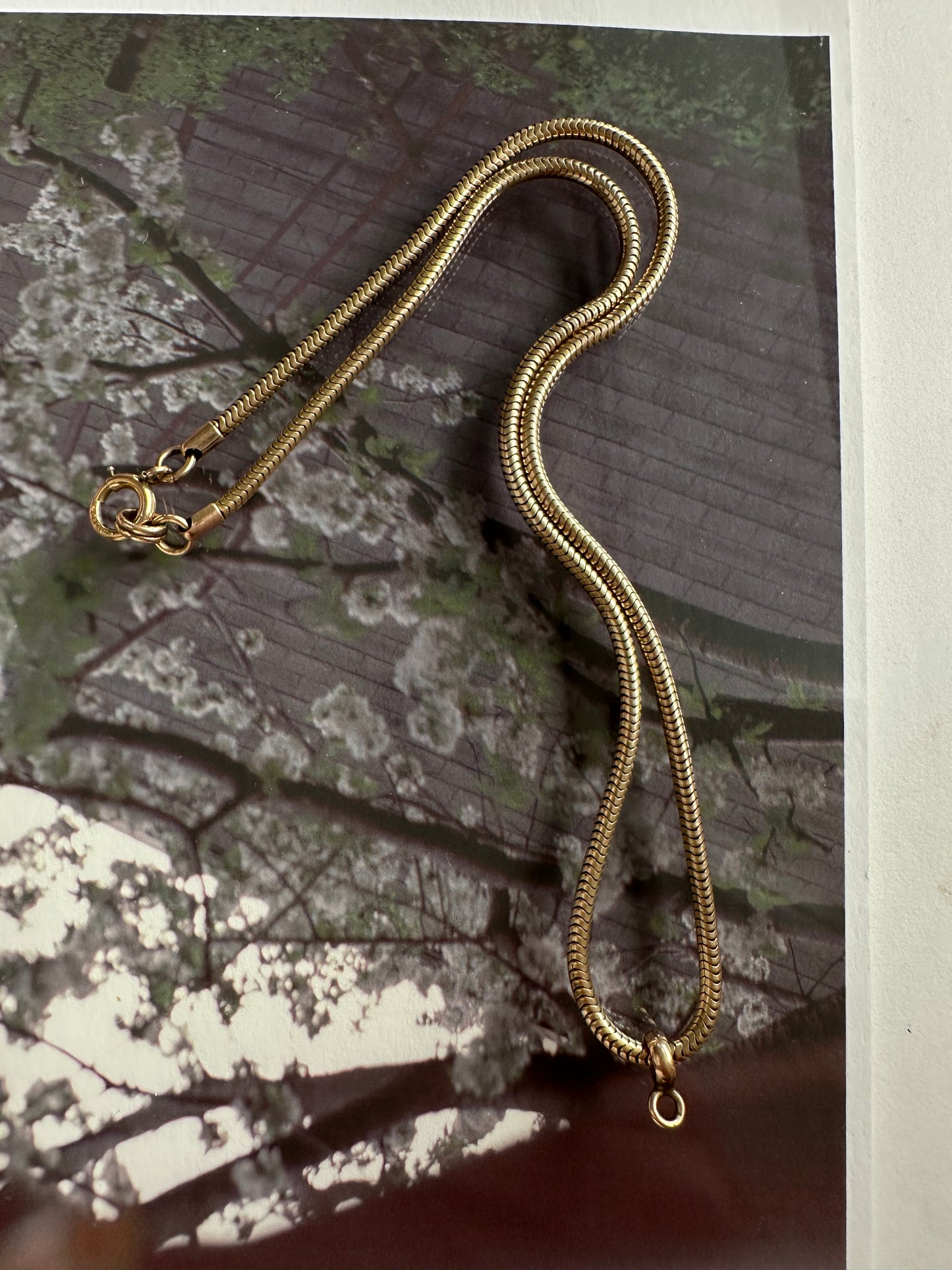 Vintage Binder brothers 12k gold filled snake chain
