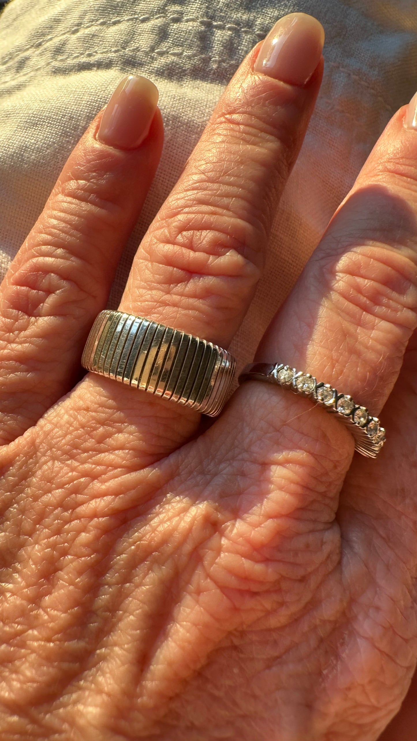 Godfrey Carter  Sterling silver tubogas ring yes !