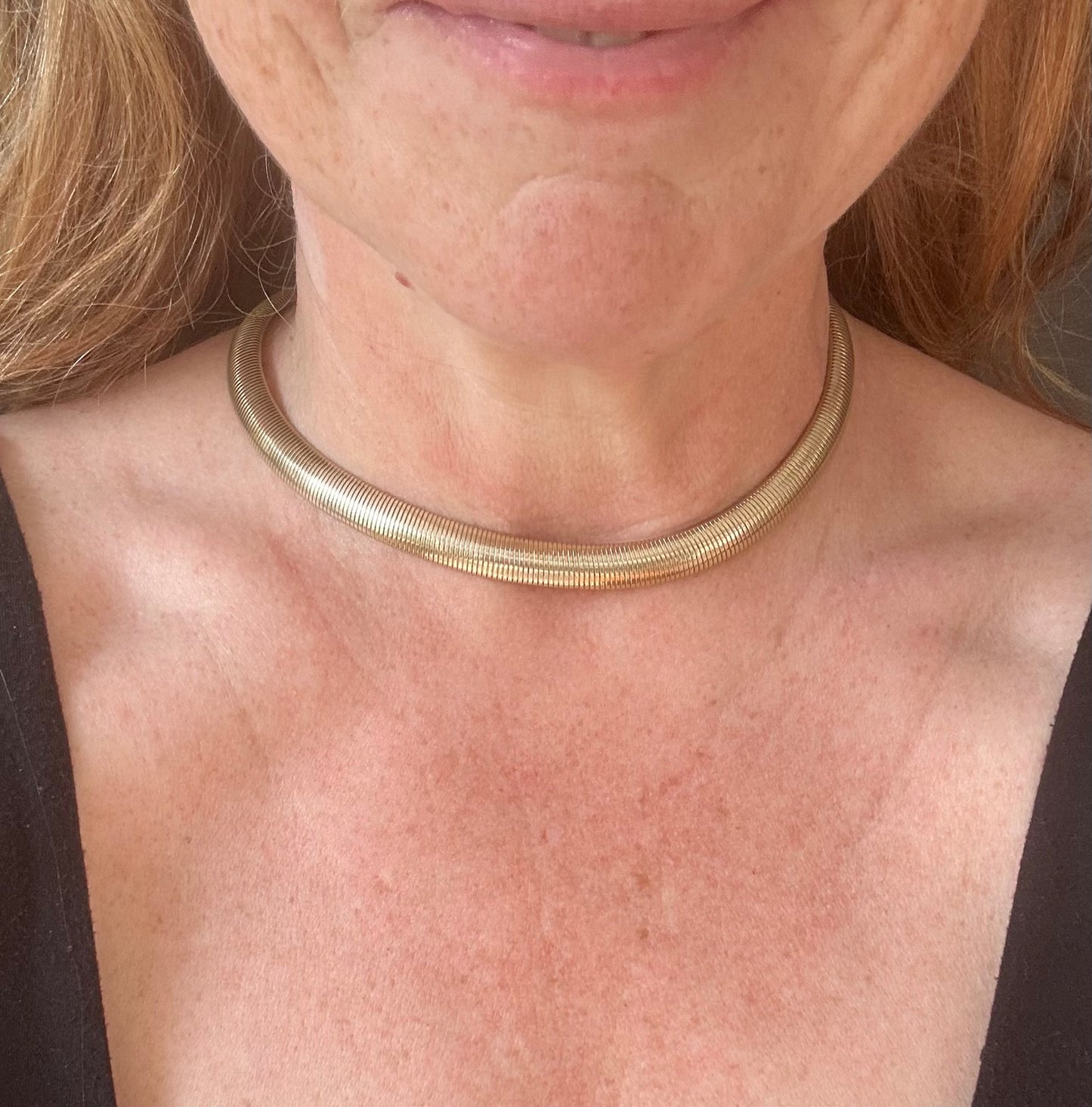 So rare !! Forstner 1/20 12k gold filled tubogas necklace and bracelet set