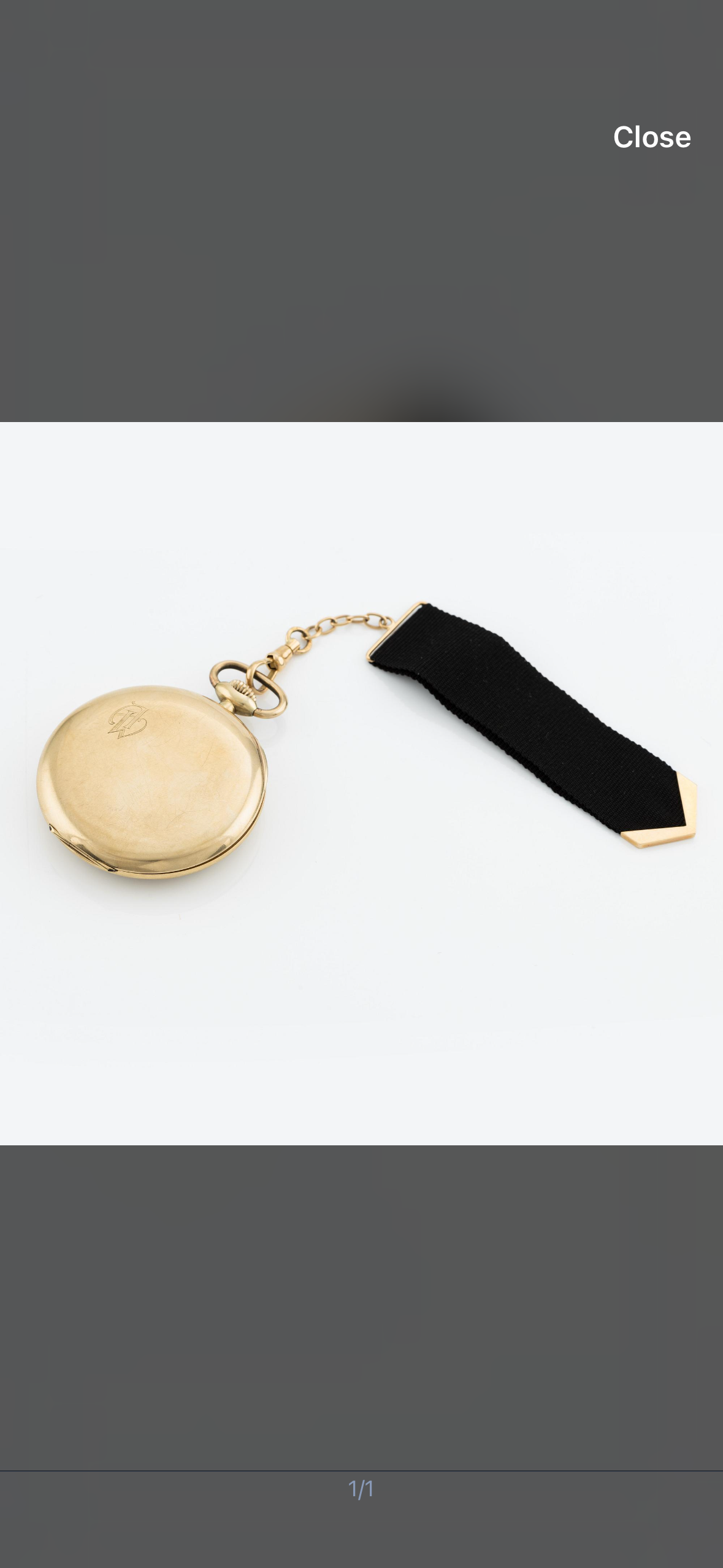 Antique 14K Solid Gold Longines Pocket watch 1935