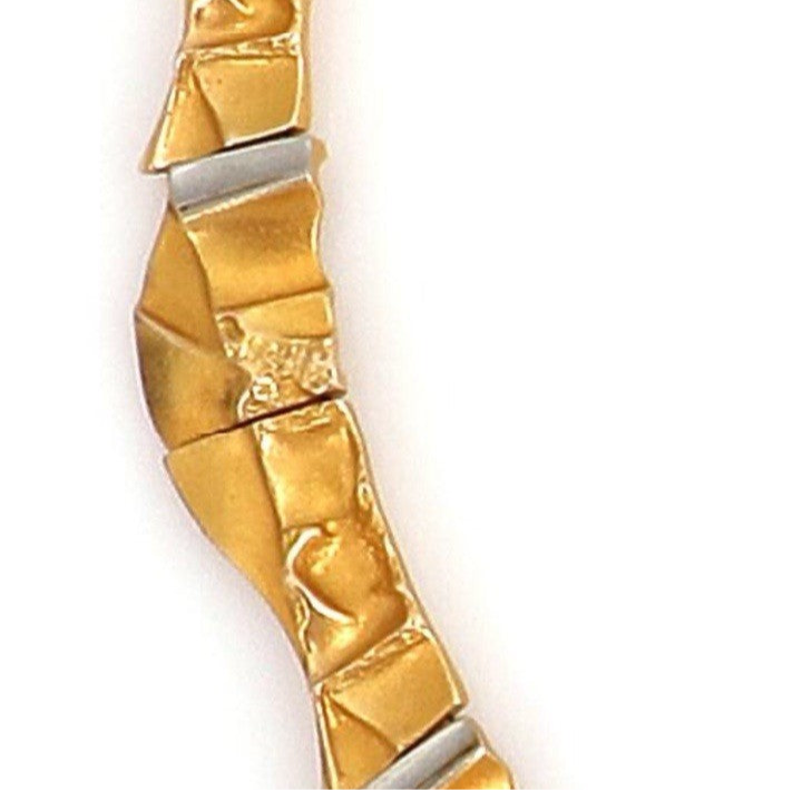 Björn Weckström: A “Rumo” necklace of 14k gold and platinum 64g
