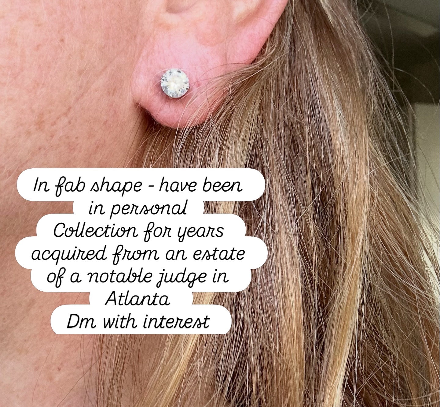 2.2 cttw round brilliant diamond 14k stud earrings