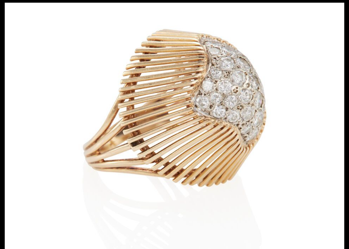 1.8 cttw Bombe diamond ring