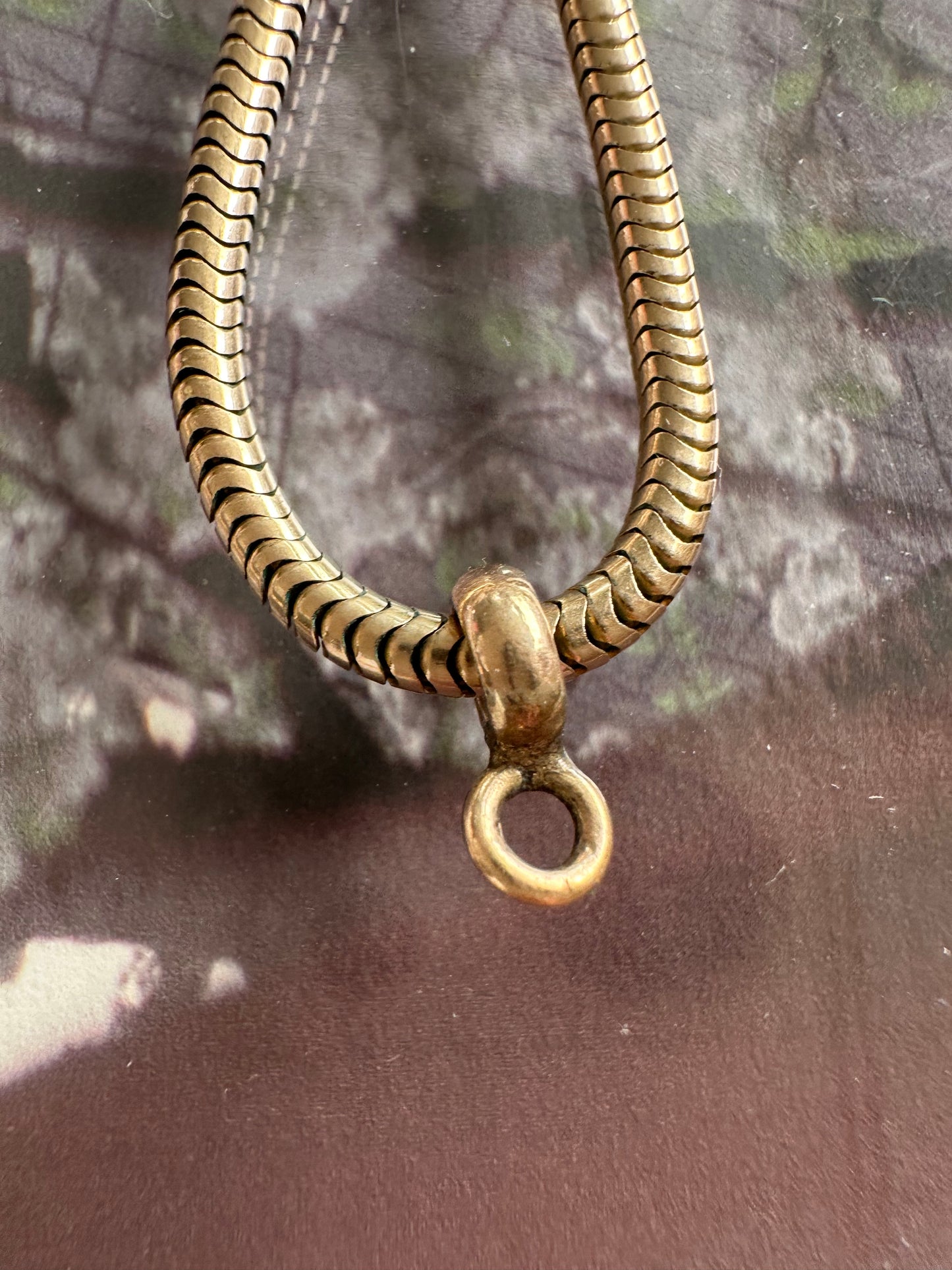 Vintage Binder brothers 12k gold filled snake chain