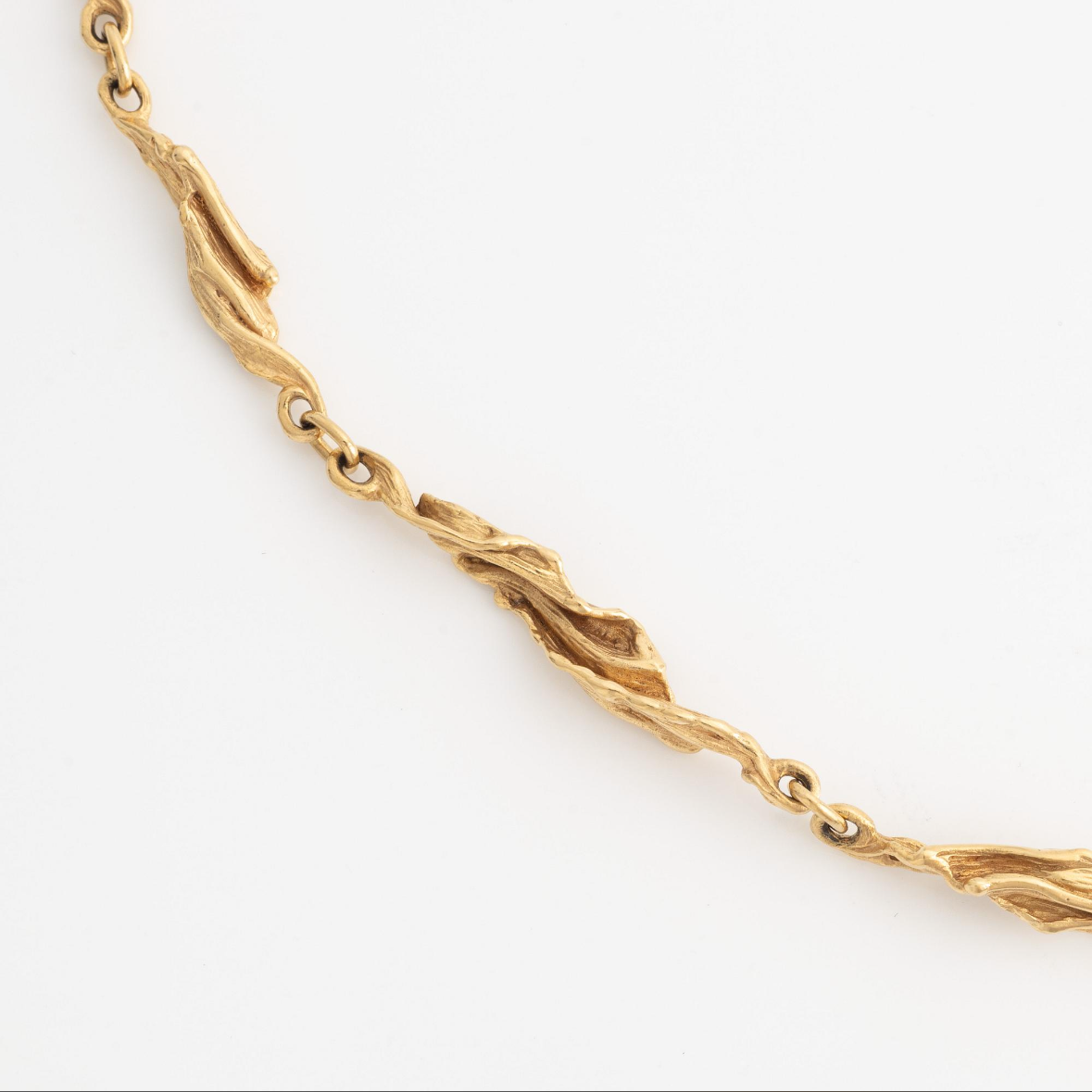 Gilbert Albert : 18k Gold vermeil  necklace