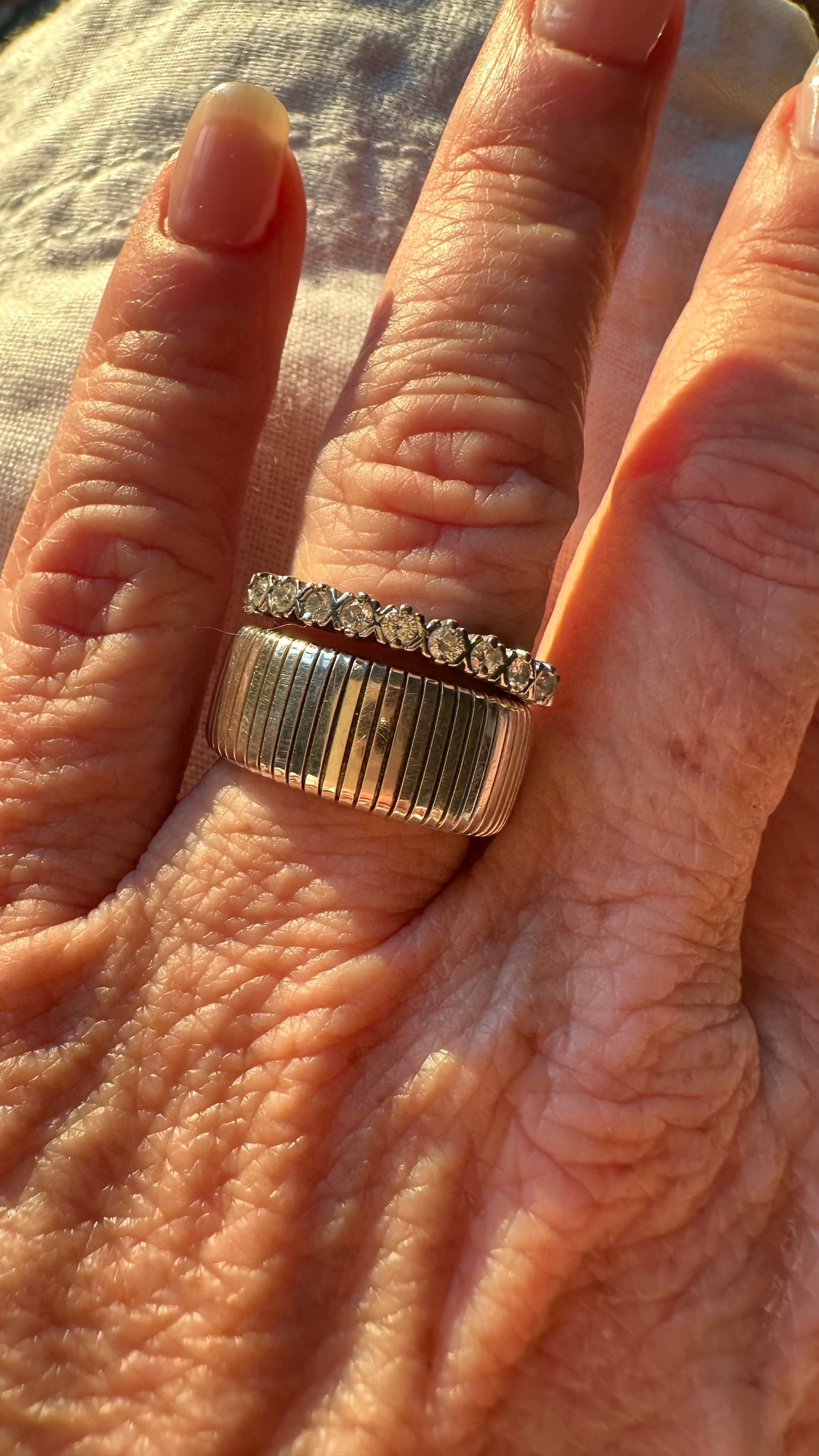 Godfrey Carter  Sterling silver tubogas ring yes !