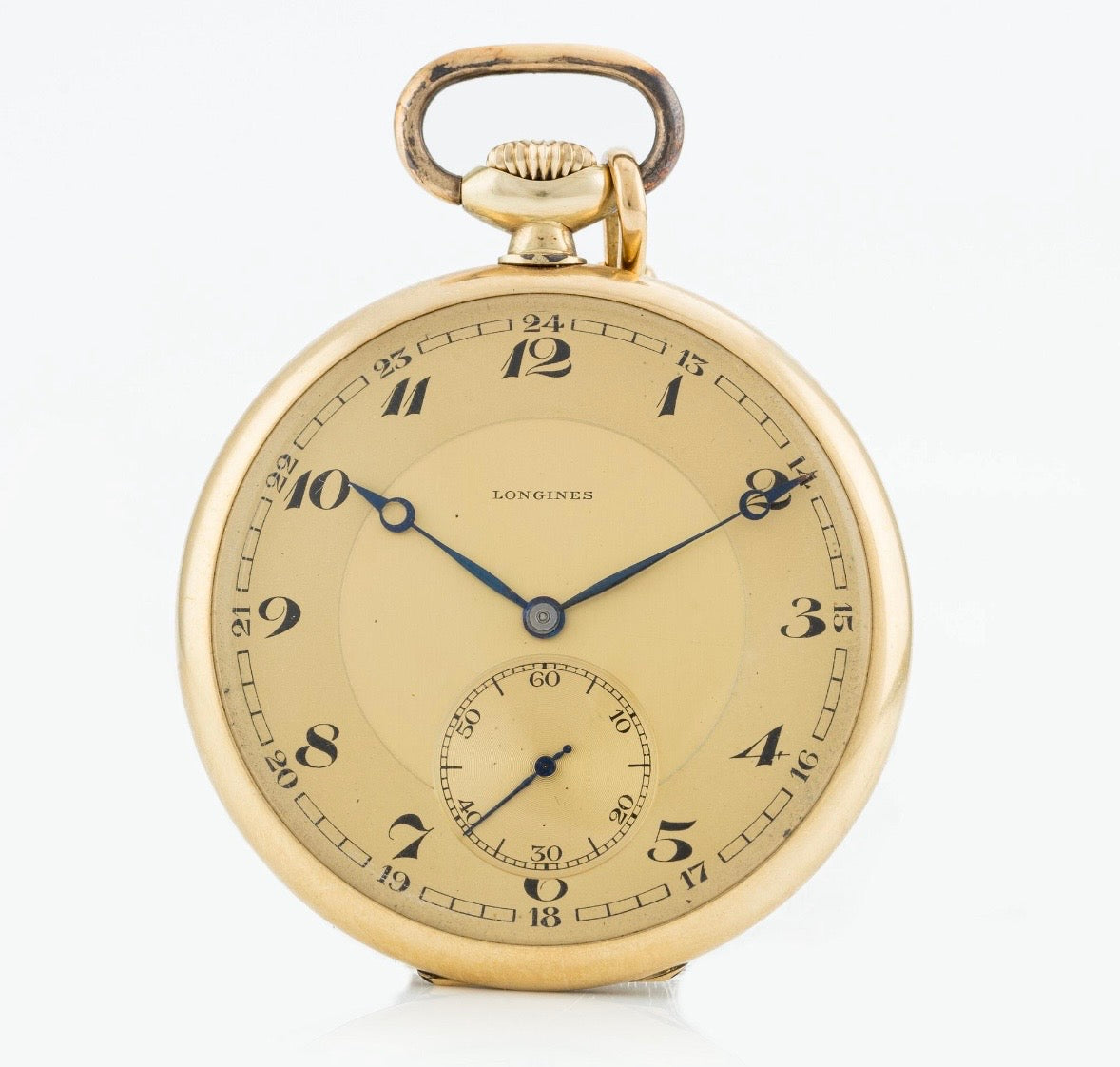 Antique 14K Solid Gold Longines Pocket watch 1935