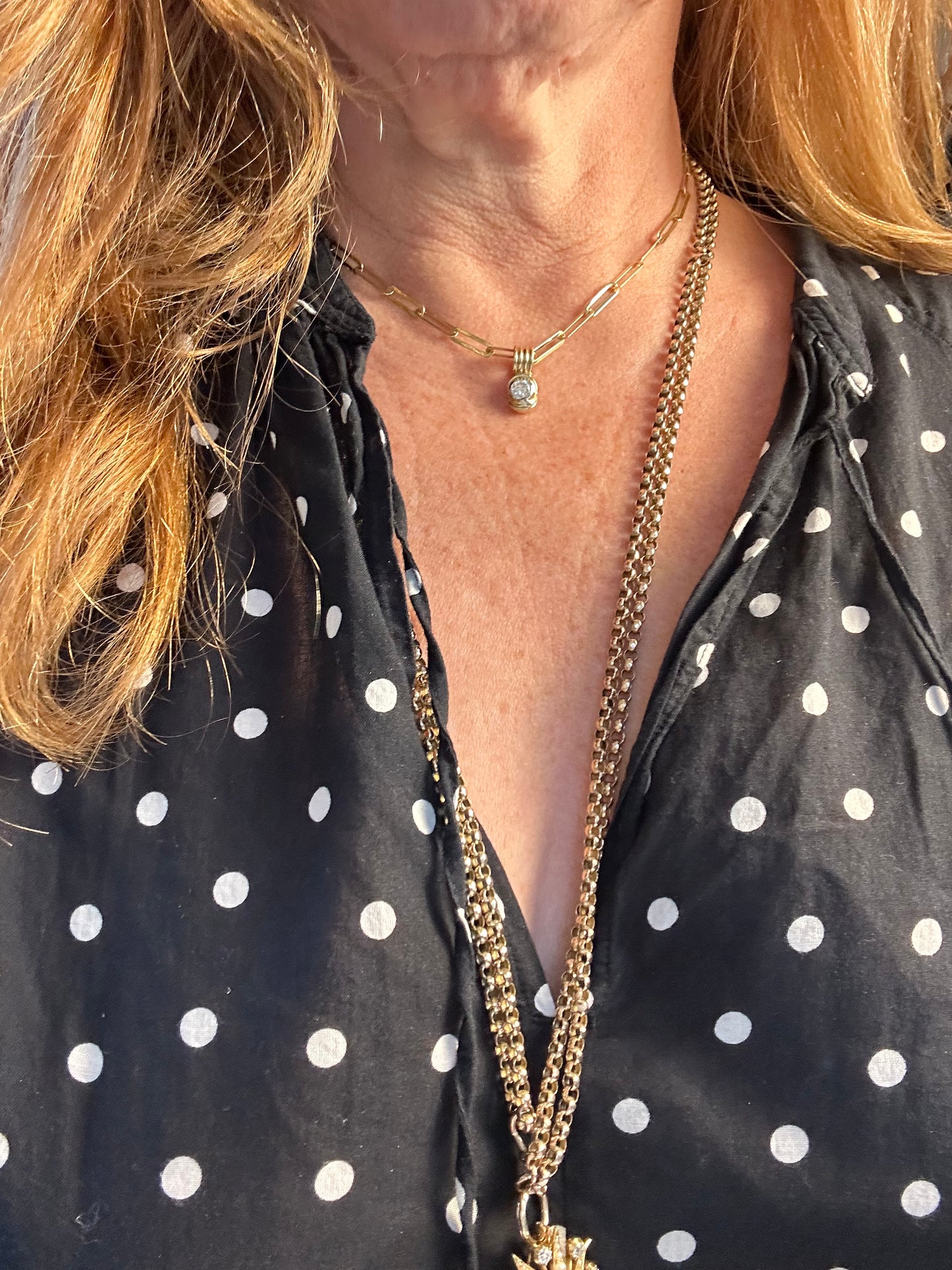 Victorian Long Belcher Chain 9k 46g