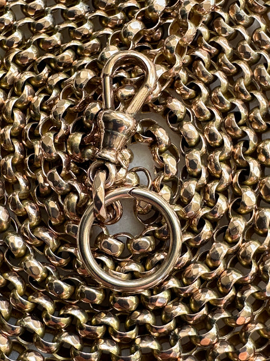 Victorian Long Belcher Chain 9k 46g