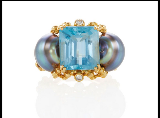 Gilbert Albert cocktail ring