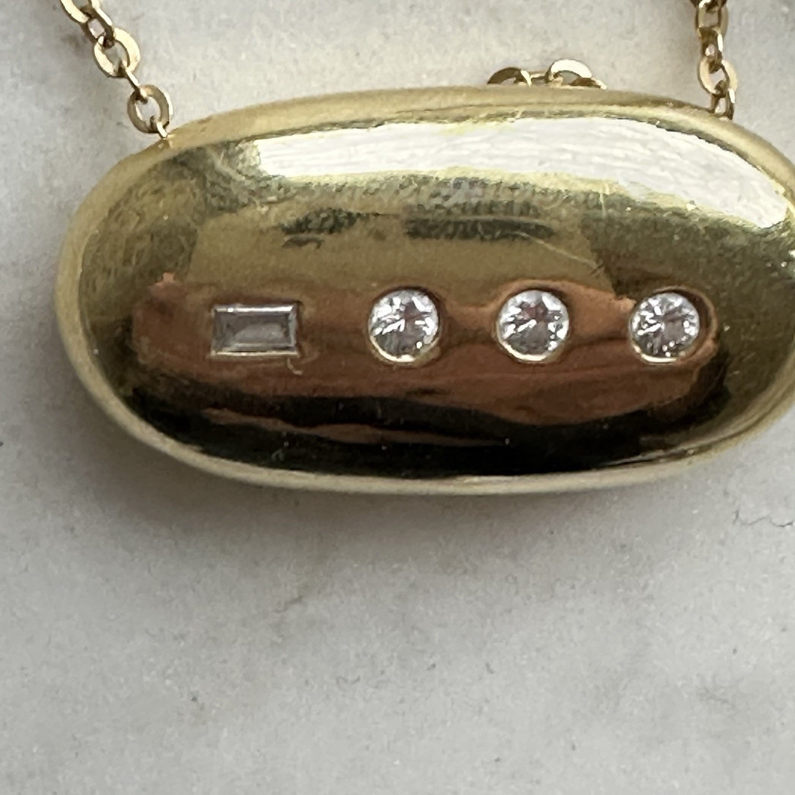 Cartier Vintage Morse Code 18k Necklace w/ Valuation Report