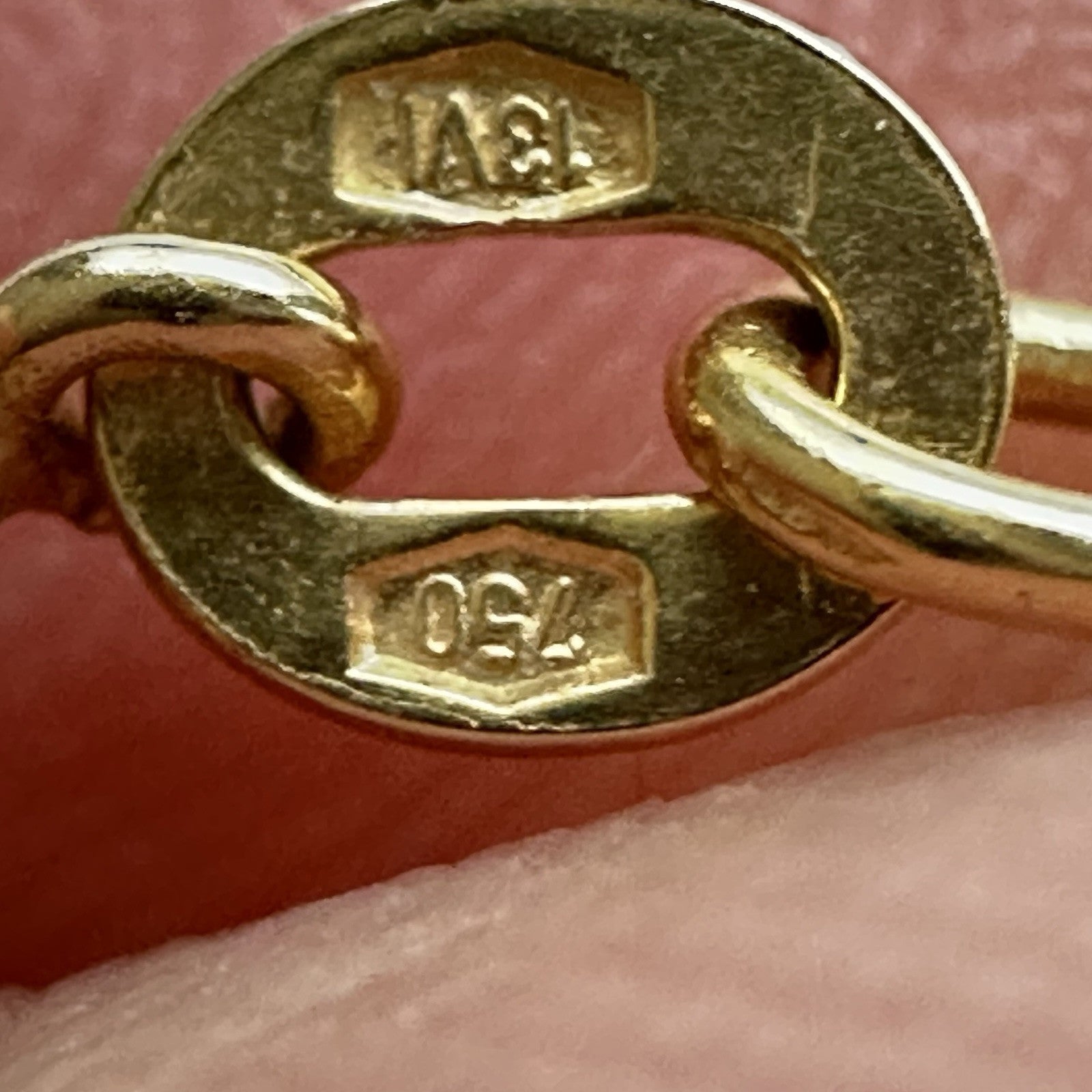 Cartier Vintage Morse Code 18k Necklace w/ Valuation Report