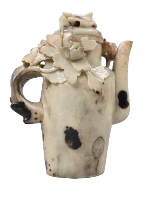 Chinese Carved Soapstone Teapot