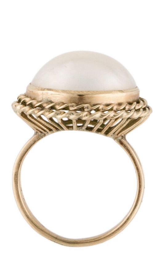 14k Mable Pearl Cocktail Ring