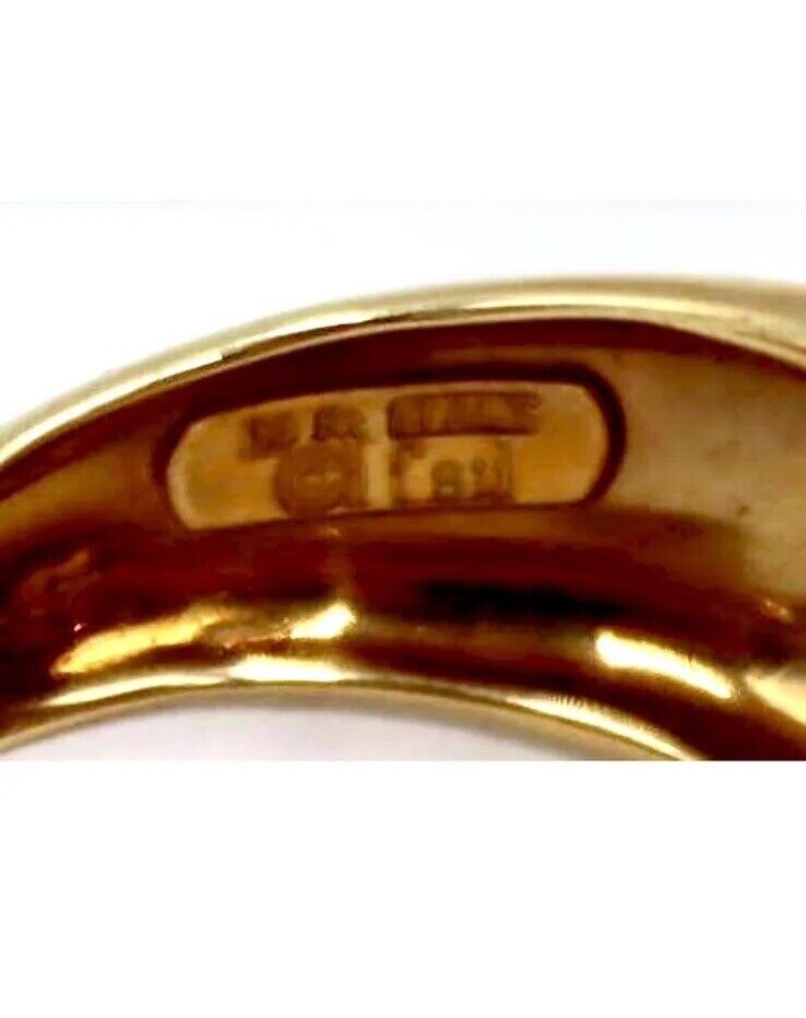 18k Gold Diamond Fortunoff Bombe Cocktail Ring
